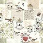 Papel De Parede Adesivo Pássaros N011024