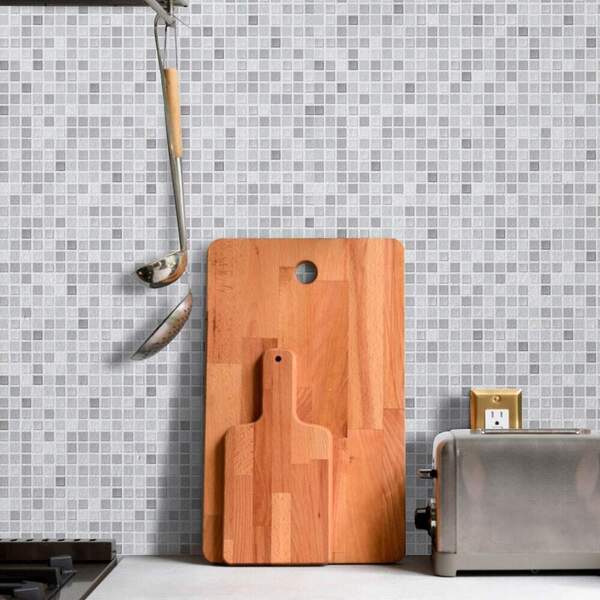 Papel De Parede Adesivo Pastilhas Mod 002 Vinílico 60x300cm