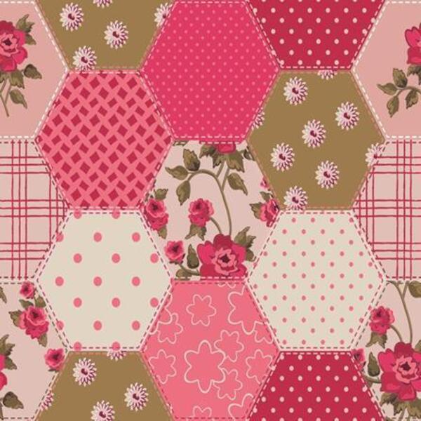 Papel De Parede Adesivo Patchwork 126464438 0,58x3,00m