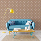 Papel De Parede Adesivo Patinhas Marrom N06176