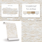 Papel De Parede Adesivo Pedra Canjiquinha