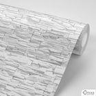 Papel De Parede Adesivo Pedra Canjiquinha Branca
