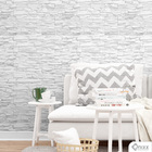 Papel De Parede Adesivo Pedra Canjiquinha Branca