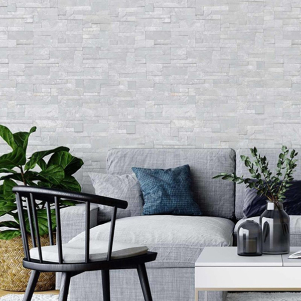 Papel De Parede Adesivo Pedra Comércio N02204 0,48x2,5m