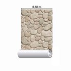 Papel De Parede Adesivo Pedra Redonda Np079