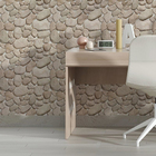 Papel De Parede Adesivo Pedra Redonda Np079