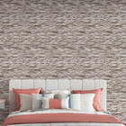 Papel De Parede Adesivo Pedras 3d Bege Np098