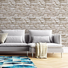 Papel De Parede Adesivo Pedras 3d Np035