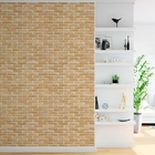 Papel De Parede Adesivo Pedras  Marrom Detalhes Na Cor Bege P