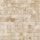 Papel De Parede Adesivo Pedras Bege Quadrados Decoraração 6mx