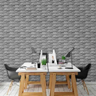 Papel De Parede Adesivo Pedras Cinza 0114
