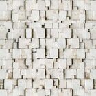 Papel De Parede Adesivo Pedras Cinza Claro Sala Quarto 6mx50cm