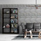 Papel De Parede Adesivo Pedras Cinza Np049