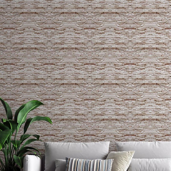 Papel De Parede Adesivo Pedras Claras Np013