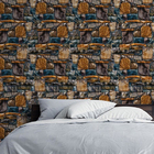 Papel De Parede Adesivo Pedras Mosaico Np034