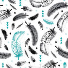 Papel De Parede Adesivo - Penas - 035pps