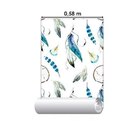 Papel De Parede Adesivo Penas N011029