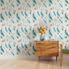 Papel De Parede Adesivo Penas N011029