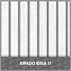 Papel De Parede Adesivo Personalizado Ripado Claro Lavável