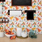 Papel De Parede Adesivo Pizza N013290