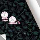 Papel De Parede Adesivo Planta Paisagismo Verde Escuro  12m