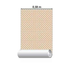 Papel De Parede Adesivo Poá Bege 11888