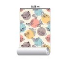 Papel De Parede Adesivo Poá Borboletas N05014