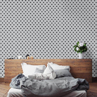 Papel De Parede Adesivo Poá Cinza 1004