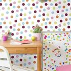 Papel De Parede Adesivo Poá Colorido 1267