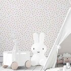 Papel De Parede Adesivo Poá Delicado N03082 0,48x2,5m