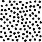 Papel De Parede Adesivo Poá P&b N010168