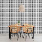 Papel De Parede Adesivo Poá P&b N010174