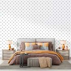 Papel De Parede Adesivo Poá P&b N012038