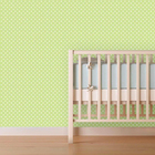 Papel De Parede Adesivo Poá Verde 620