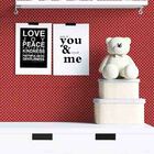 Papel De Parede Adesivo Poá Vermelho 847596227