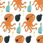 Papel De Parede Adesivo Polvo Pirata N06159