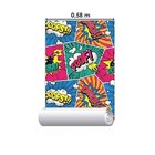 Papel De Parede Adesivo Pop Art Quadrinhos N05011