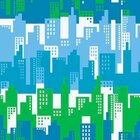 Papel De Parede Adesivo Prédios 357