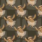 Papel De Parede Adesivo Preguiça N09065