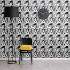 Papel De Parede Adesivo Preto Pessoas Jovem 0512