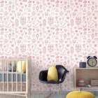 Papel De Parede Adesivo Princesa Rosa 276898322