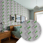 Papel De Parede Adesivo Pvc Estampa Onduladas - 5 Metros