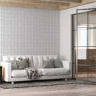 Papel De Parede Adesivo Quadrado 3d Relevo Minimalista 2,80m