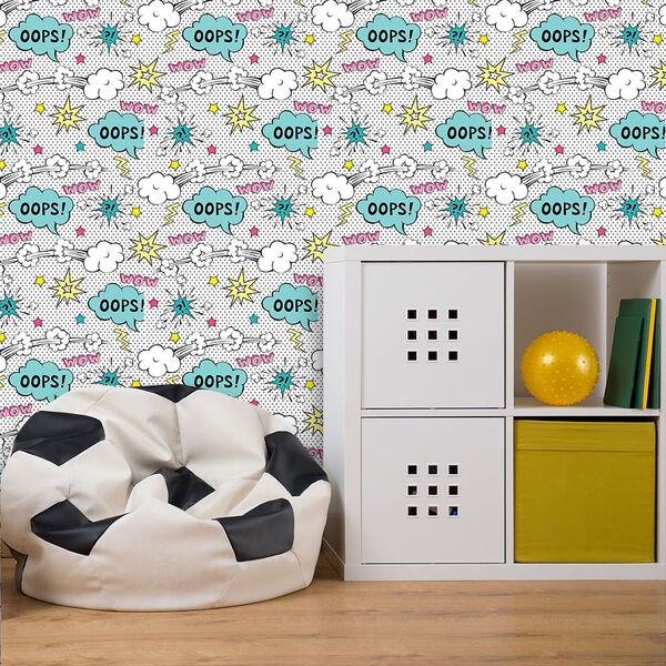 Papel De Parede Adesivo - Quadrinhos - Gibi - Comics - 310ppi