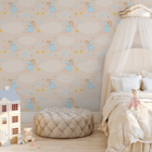 Papel De Parede Adesivo Quarto Infantil Anjinhos N3935