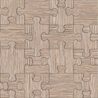 Papel De Parede Adesivo - Quebra-cabeça - Madeira - 063ppm