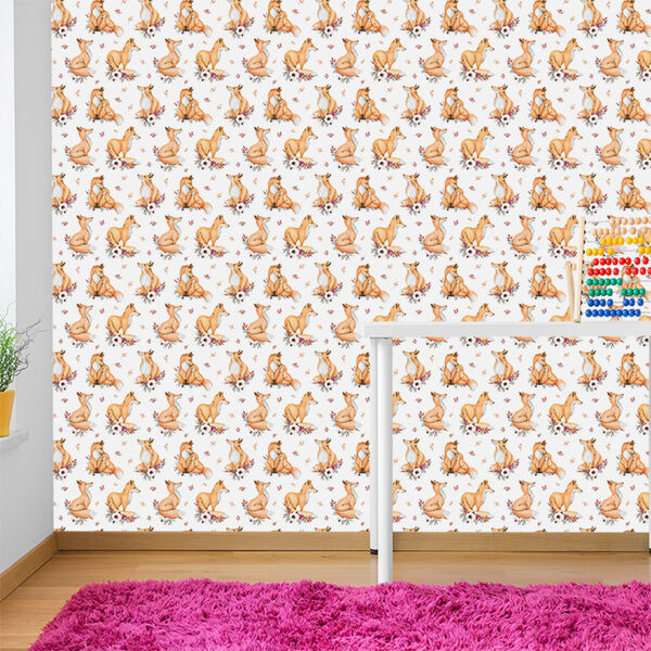 Papel De Parede Adesivo - Raposa - Animais - 197ppi