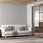 Papel De Parede Adesivo Relevo 3d Geométrico Branco 2,80m