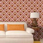 Papel De Parede Adesivo Retrô 0166