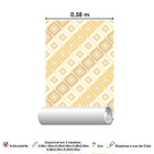 Papel De Parede Adesivo Retrô 0213
